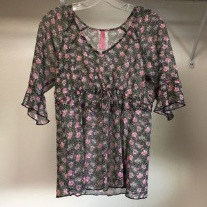 Cinnamon Girl rose print size 6